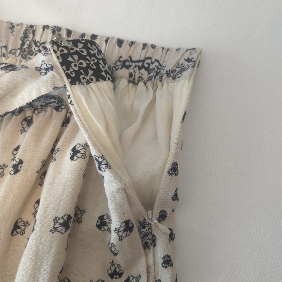 Anthropologie Vineet Bahl Women's Devi Floral Embroidered Midi Skirt - Picture 10 of 14